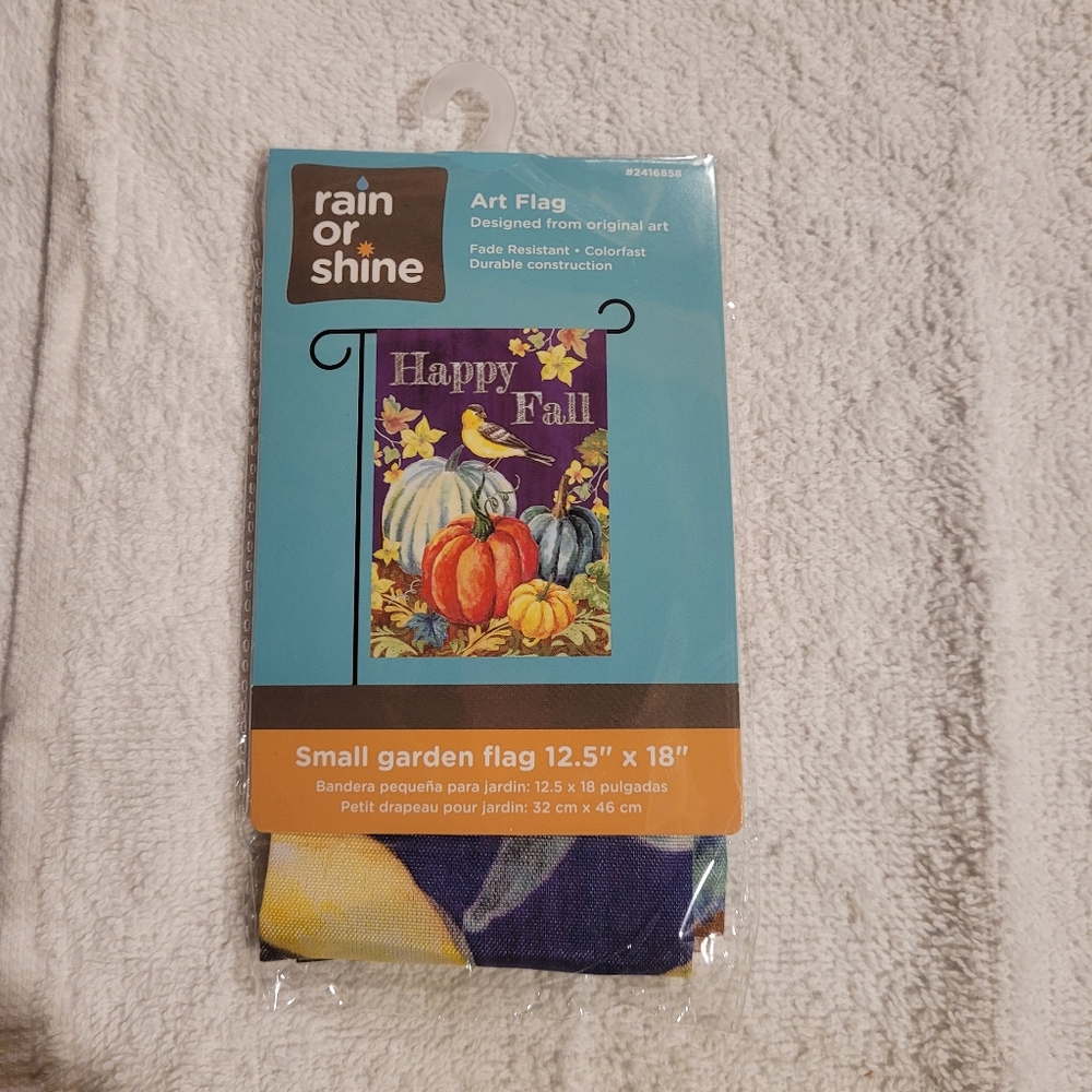Fall garden flag